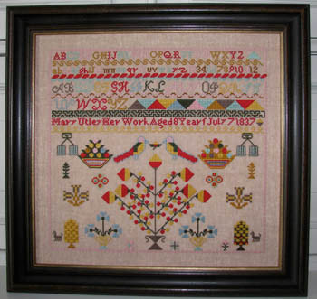 Mary Utley Sampler / Black Branch Needlework
