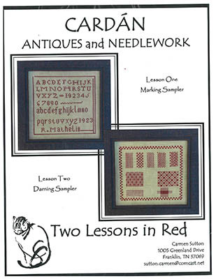 Two Lessons In Red / Cardan Antiques & Needlework