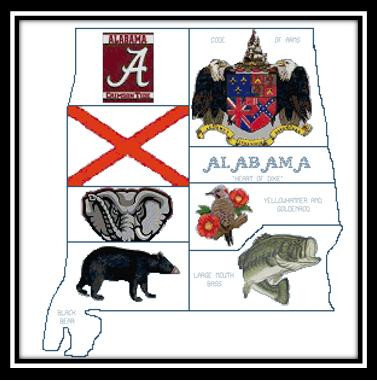 Alabama Sampler / Cody Country Crossstitch & Crafts