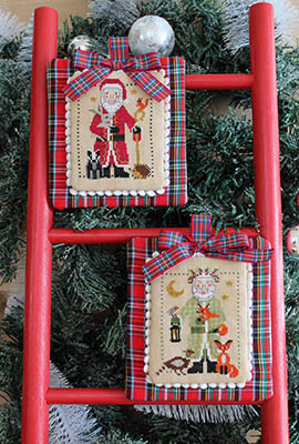 Father Christmas And Uncle Holly / Cosford Rise Stitchery