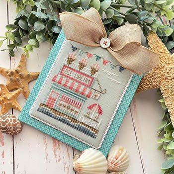 Beach Boardwalk Ice Cream Shop / Country Cottage Needleworks