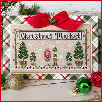 Christmas Market - Christmas Market Banner / Country Cottage Needleworks