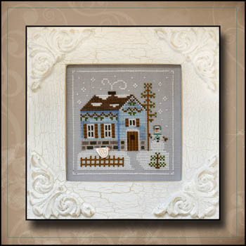 Frosty Forest 7 Snowgirl's Cottage / Country Cottage Needleworks