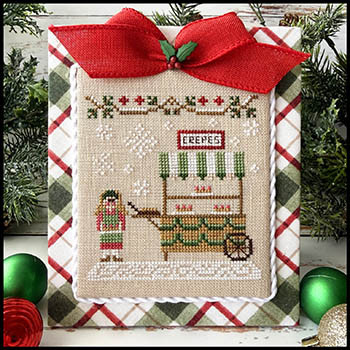 Christmas Market - Crepe Cart / Country Cottage Needleworks