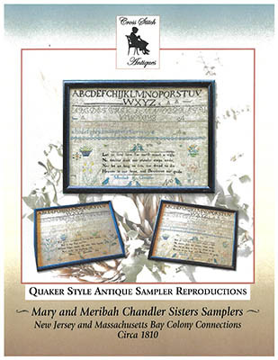 Mary And Meribah Chandler (Blue) / Cross Stitch Antiques