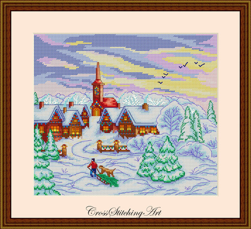 Winter Calm / Cross Stitching Art