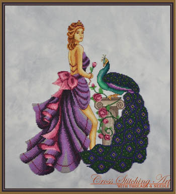 Eleni, The Beauty Of Troy / Cross Stitching Art