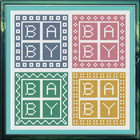 Baby Baby / Crossstitchcards