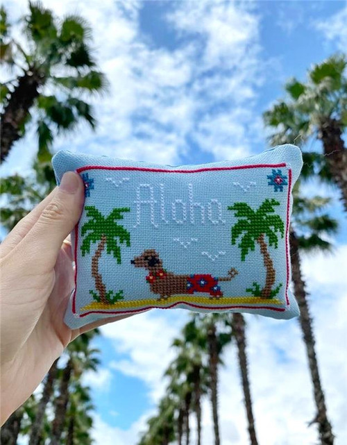 Aloha! / Cute Embroidery By Kate