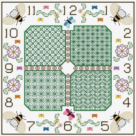 Botanical Clock / Doodlecraft Design Ltd