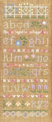 Pastel Alphabet Sampler / Elizabeth's Designs