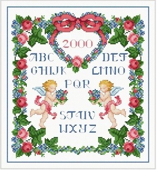 Sampler - Forget-Me-Not / Ellen Maurer-Stroh