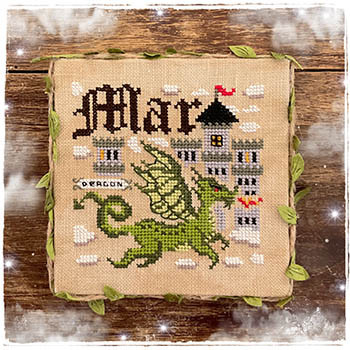 March Dragon - Magical Year 2026 / Fairy Wool In The Wood