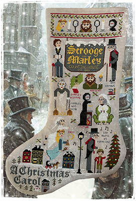 Christmas Carol Stocking / Fairy Wool In The Wood