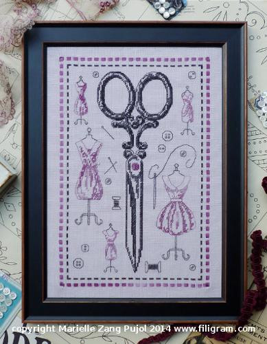 Sewing Scissors / Filigram