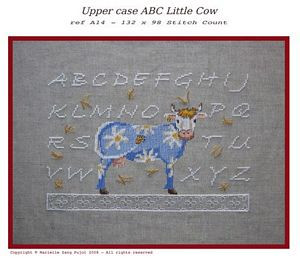 Upper Case ABC Little Cow / Filigram
