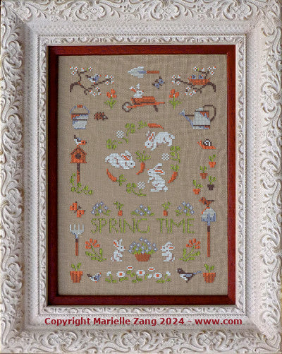 Rabbits In The Garden / Filigram