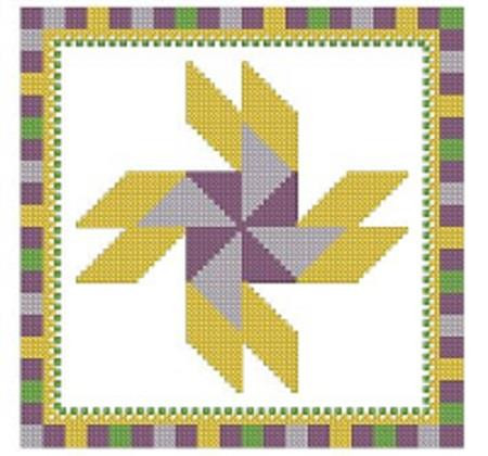 Barn Dance Quilt Block / Fox Trails Needlework