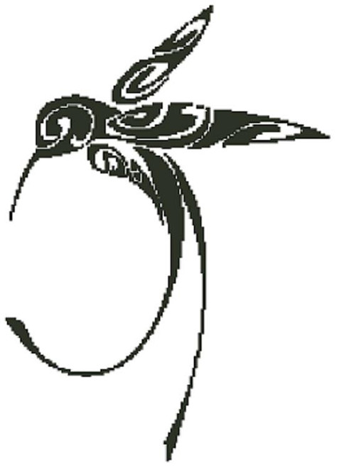 Hummingbird Silhouette / Fox Trails Needlework