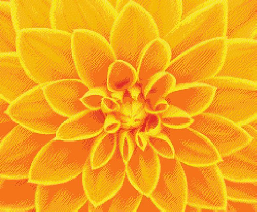 Yellow Dahlia / Fox Trails Needlework