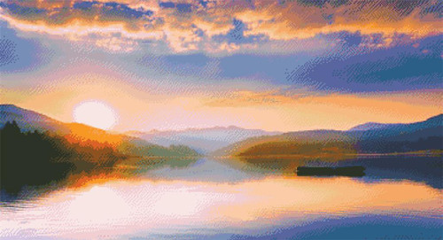 Peaceful Lake / Fox Trails Needlework