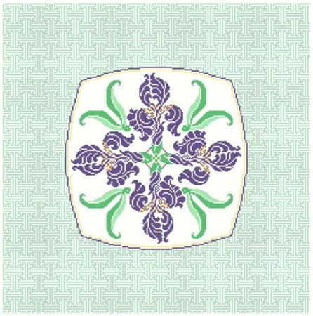 Iris Celadon / Gracewood Stitches