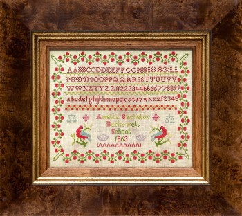 Amelia Bachelor 1863 / Hands Across The Sea Samplers
