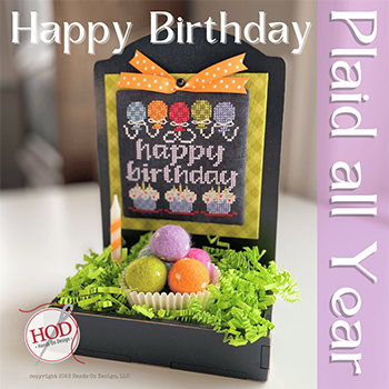 Happy Birthday - Plaid All Year Series / Hands On Design