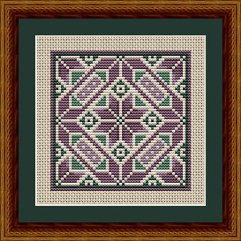 Amethyst Garden Square / Happiness Is Heartmade