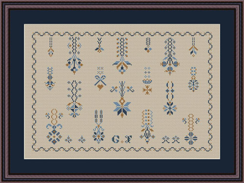 19Th Century G.F. Sampler / Happiness Is Heartmade
