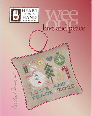 Wee One: Love And Peace / Heart In Hand Needleart