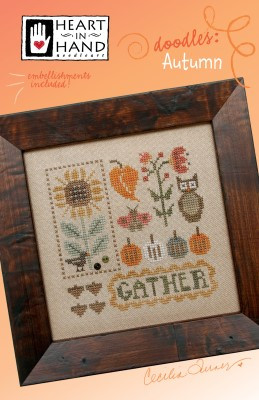 Doodles: Autumn / Heart In Hand Needleart