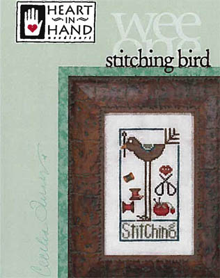 Wee One: Stitching Bird / Heart In Hand Needleart
