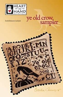 Ye Old Crow Sampler (w/emb) / Heart In Hand Needleart