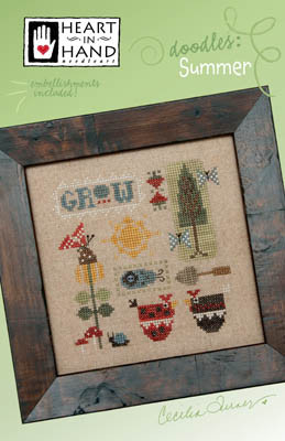 Doodles: Summer (w/emb) / Heart In Hand Needleart