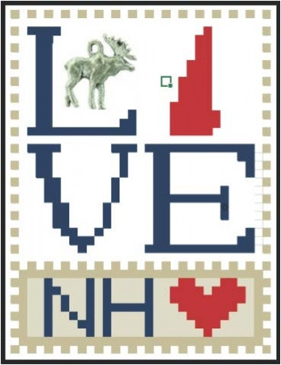 Love New Hampshire - Love Bits States / Hinzeit