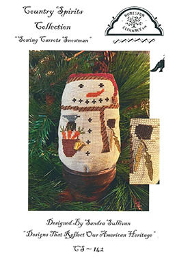 Sowing Carrots Snowman - Country Spirits Collection / Homespun Elegance Ltd