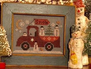 Traveling Snowmen Truck - Country Spirits Collection / Homespun Elegance Ltd