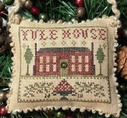 Yule House - Sampler Ornament - 2018 Annual Christmas Ornaments / Homespun Elegance Ltd