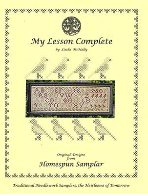 My Lesson Complete / Homespun Samplar