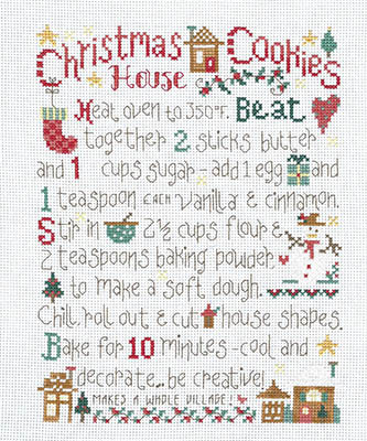 Christmas House Cookies / Imaginating