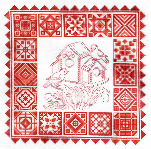 Redwork Quilt / Imaginating