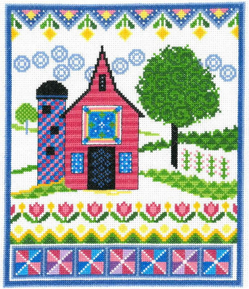 Barn With Spring Quilts / Imaginating