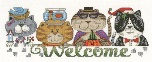 Seasonal Cat Welcome / Imaginating