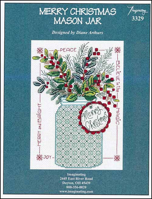 Merry Christmas Mason Jar / Imaginating