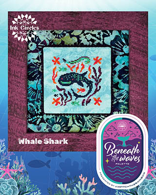 Xstitch The Rainbow - Whale Shark / Ink Circles