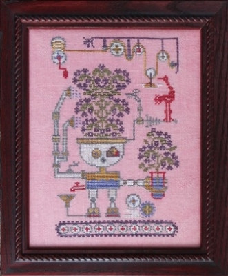 Friendly Flower Bot / Ink Circles