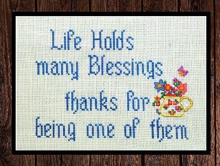 Life Holds Many Blessings / Iris Originals