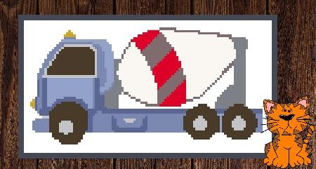 Cement Truck / Iris Originals