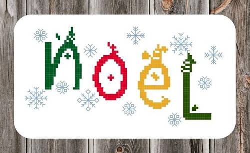 Noel With Snowflakes / Iris Originals